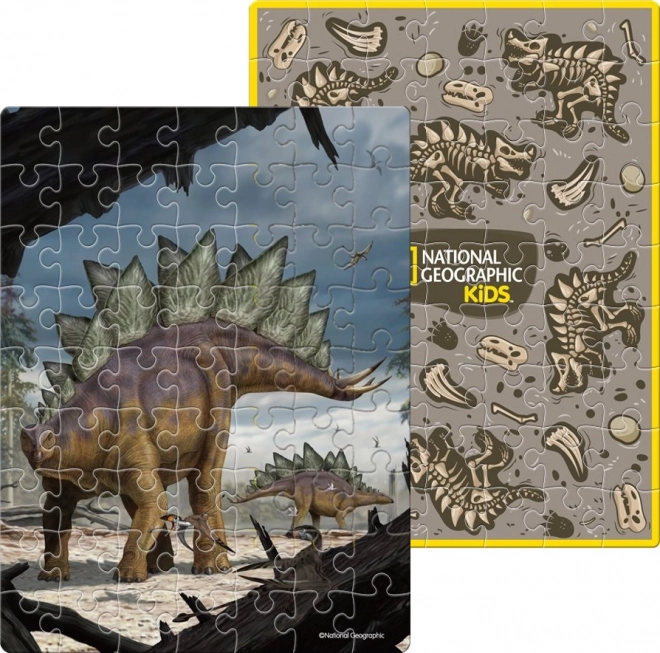 Puzzle stegosauro a doppia faccia CUBICFUN National Geographic