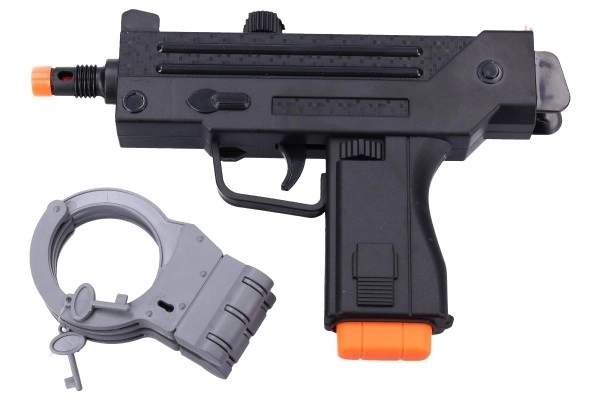 Set Polizia con Mitragliatrice e Manette