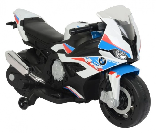 Moto elettrico BMW S1000RR bianco