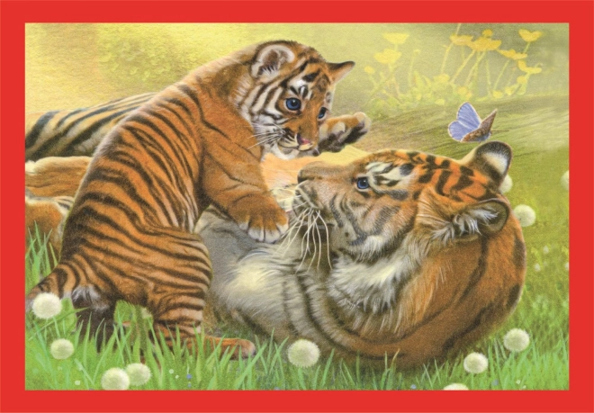 Puzzle Animali Cuccioli 4 in 1 Clementoni