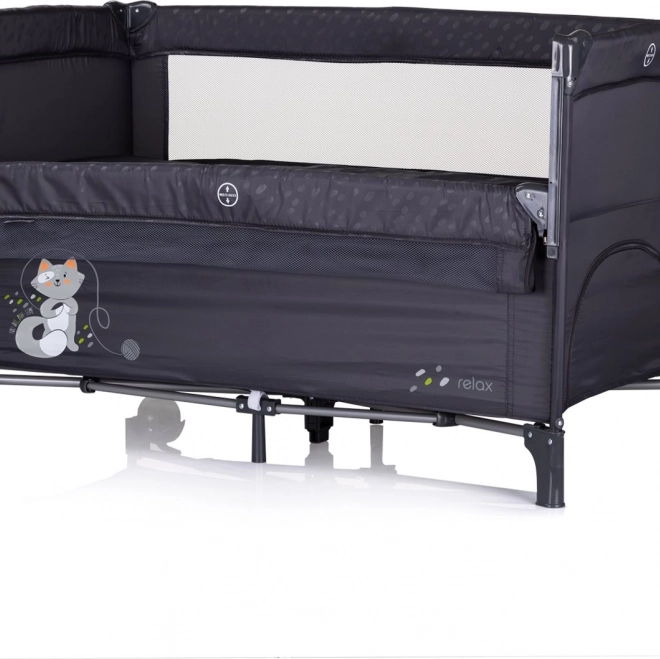 Chipolino lettino da viaggio Relax Anthracite