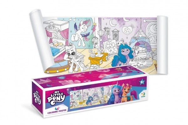 Poster da colorare My Little Pony