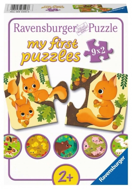 I miei primi puzzle Animali e cuccioli RAVENSBURGER