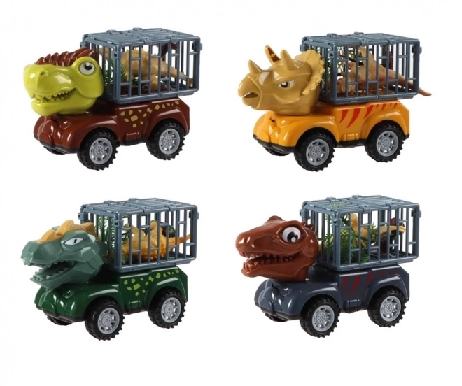 Auto a retrocarica Dinosauro con figurina
