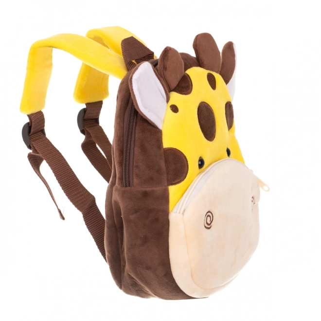 Zainetto scuola materna Giraffa in peluche