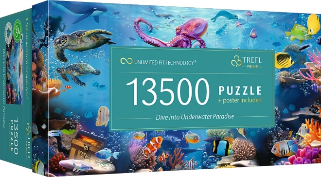 Puzzle Immersione nel Paradiso Sottomarino 13500 Pezzi