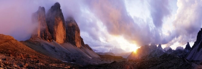 puzzle panoramico Tre Cime Dolomiti