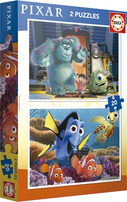 Puzzle EDUCA Disney Pixar 2 x 20 pezzi