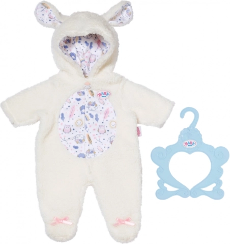 baby born tutina in peluche pecorella per bambole 43 cm