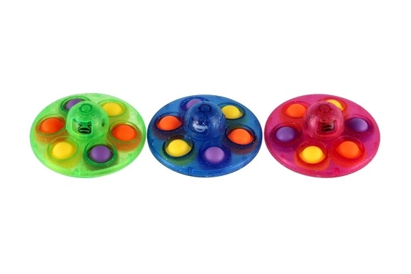 Spinner blaster con bolle in plastica 8cm