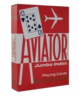 Carte da gioco Aviator con grandi indici