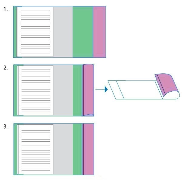 Copri libro adesivo universale