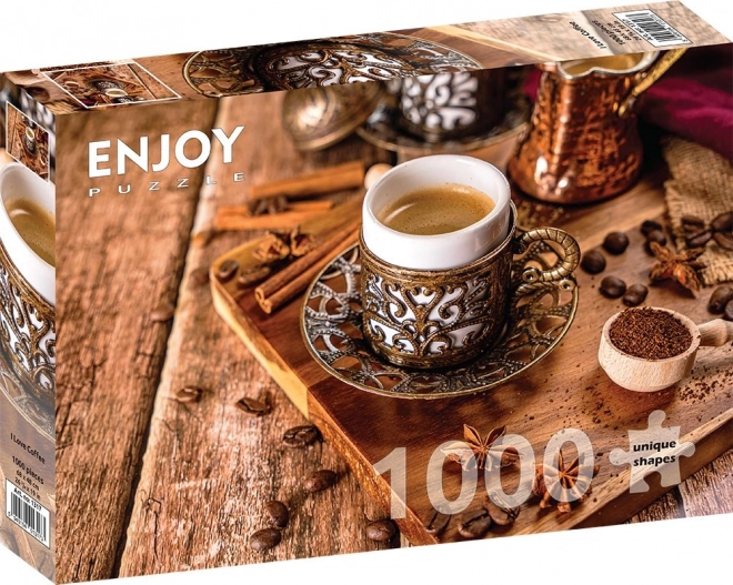 Enjoy puzzle amo il caffè 1000 pezzi