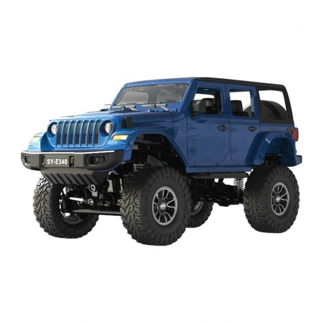 Macchinina Telecomandata Jeep Crawler Pro 4x4 Double Eagle Blu