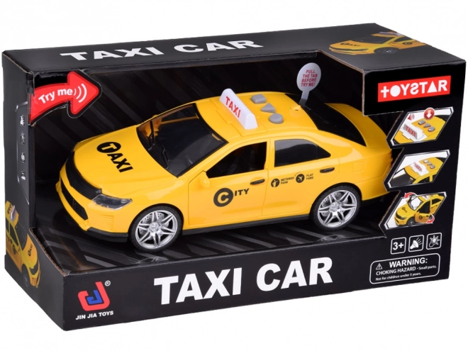 Auto taxi con suoni e luci