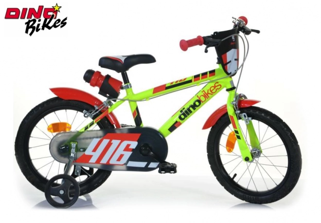 Dino bikes Bicicletta per bambini verde-nero 16" 2020
