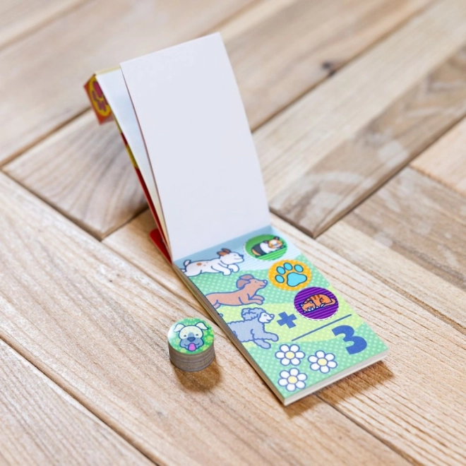 Mini libricino come base per giochi creativi