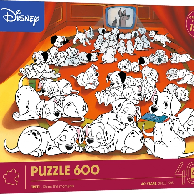 Puzzle Trefl Disney: 101 Dalmati 600 pezzi