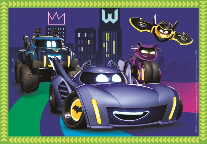 Puzzle Batwheels 4v1 (12, 16, 20, 24 pezzi)