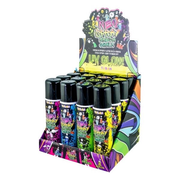 Spray Neo Kreda Confezione 16 Pezzi Mix