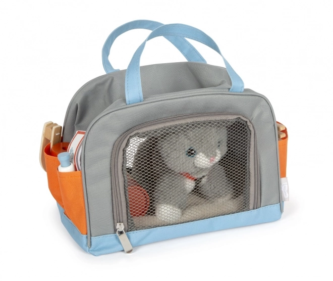 Gatto di peluche con set di cura Small Foot