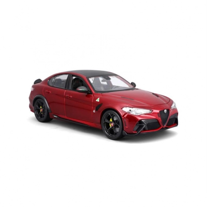 Modello in metallo Alfa Romeo Giulia GTAm in rosso metallizzato