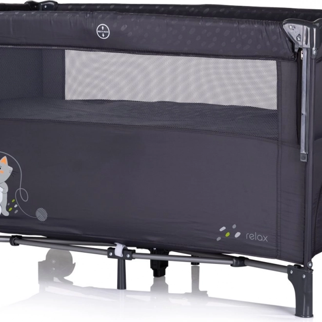 Chipolino lettino da viaggio Relax Anthracite