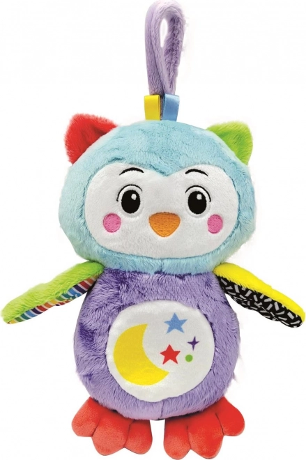 Clementoni Baby Peluche Gufo della Buona Notte con Luce