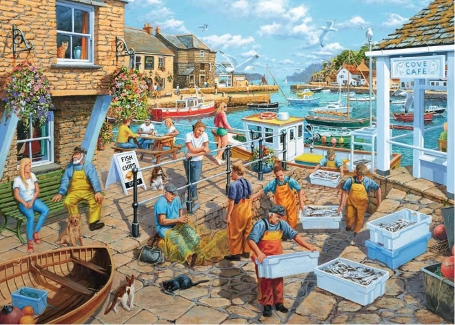 Puzzle Ravensburger vita da pescatore 1000 pezzi