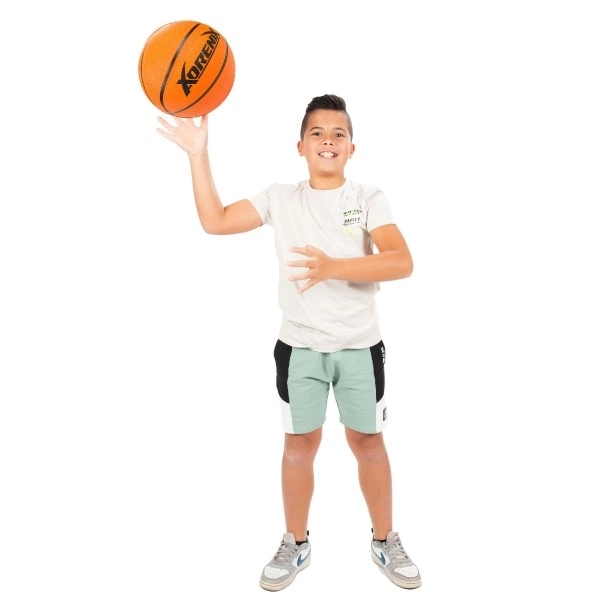 Pallone da basket gonfiato 31cm misura 7