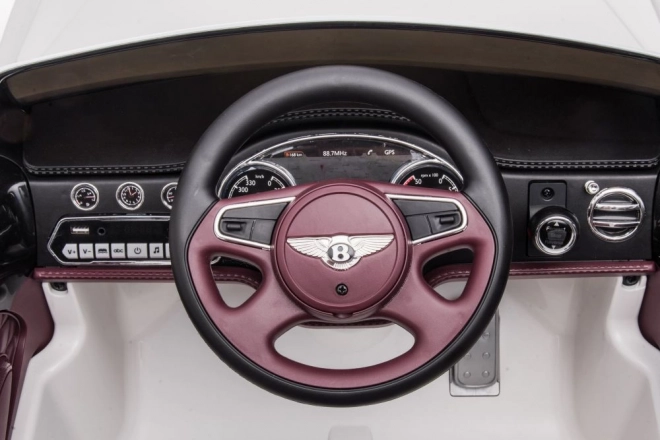 Auto elettrica per bambini Bentley Mulsanne bianco