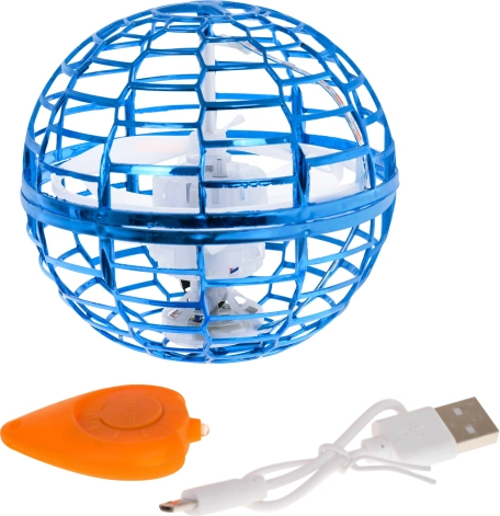 Sfera volante con controllo gestuale e luci LED – Blu