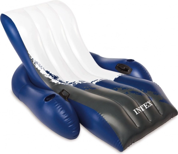 Poltrona da spiaggia gonfiabile 2 in 1 INTEX 180 × 135 cm