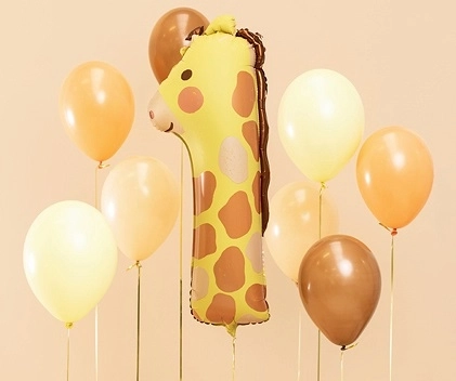 Palloncino in Alluminio Numero 1 Giraffa