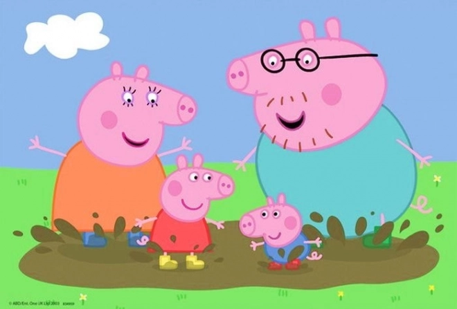 Puzzle Peppa Pig Vita Familiare Felice