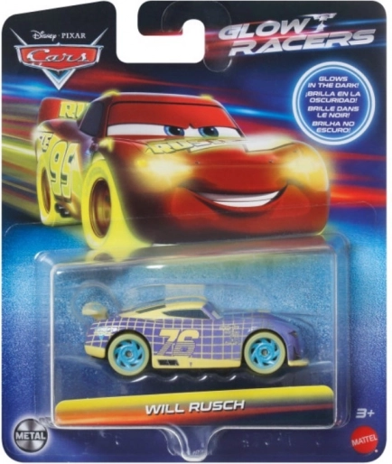 Cars Glow Racers – modello metallico luminoso 1:55