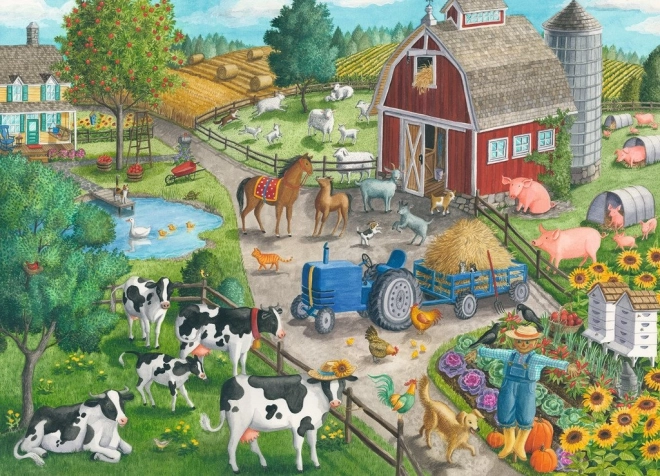 Puzzle Ravensburger Fattoria 60 pezzi