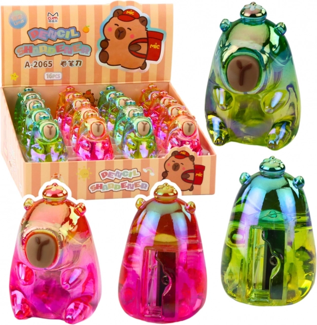 Temperino colorato a forma di capibara