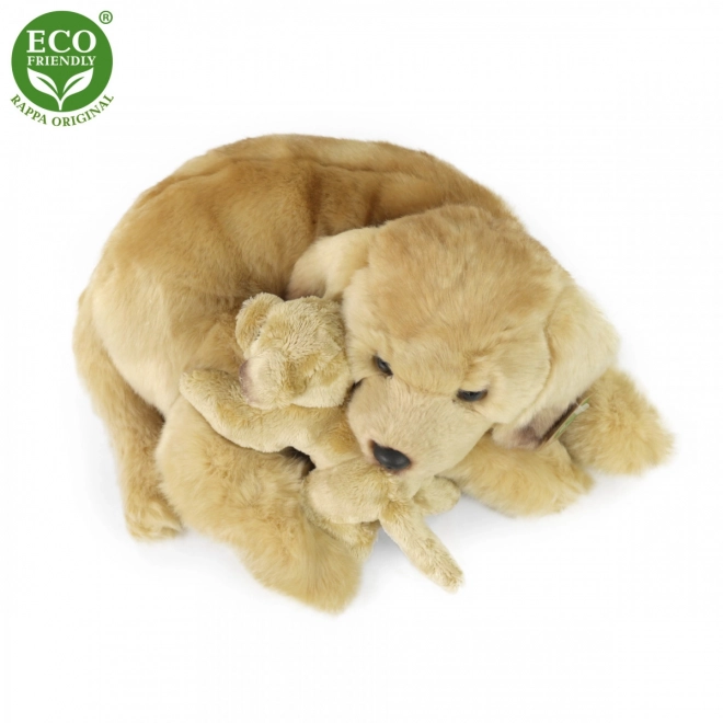 Peluche Labrador con Cucciolo ECO-FRIENDLY 27 cm