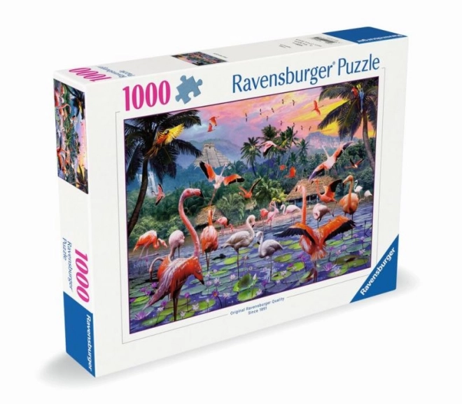 Puzzle fenicotteri rosa 1000 pezzi