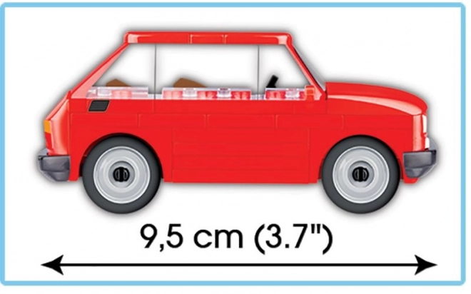 Collezione Youngtimer Fiat 126p Elegant in Mattoncini