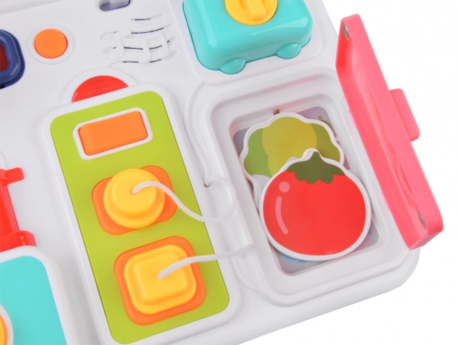 Tabellone Sensoriale Cucina Montessori con Suoni e Luci