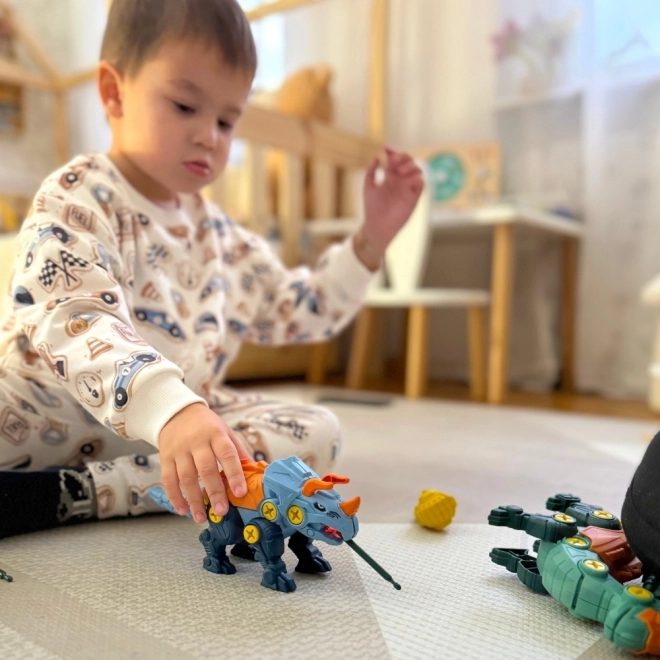 Set costruttivo di dinosauri da assemblare Woopie