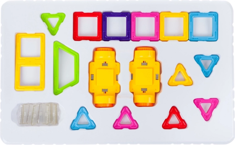 Pezzi magnetici colorati