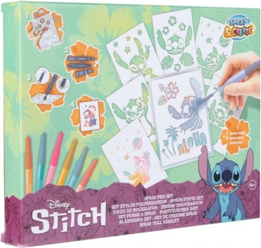 Grande set creativo di pittura con pennarelli soffianti di Stitch