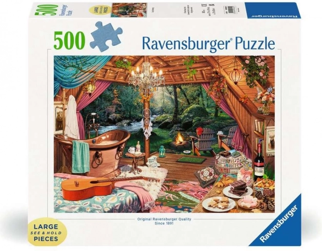 Puzzle casetta accogliente XXL 500 pezzi