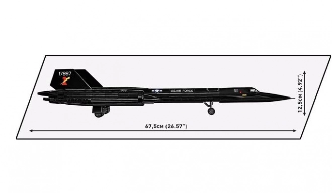 Aereo Lockheed SR-71 Set di costruzione COBI