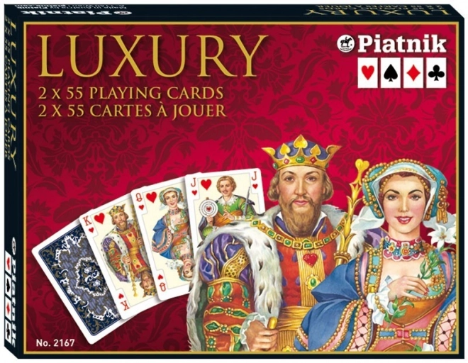 Carte da gioco di lusso 2 mazzi