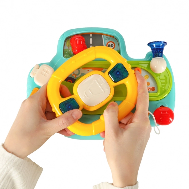 Volante interattivo per bambini con suoni e luci