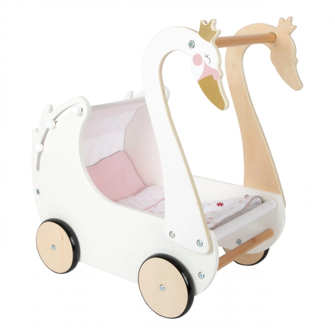 Passeggino per bambole Small Foot Cigno